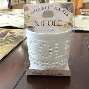 Candlelit Names-“Nicole”